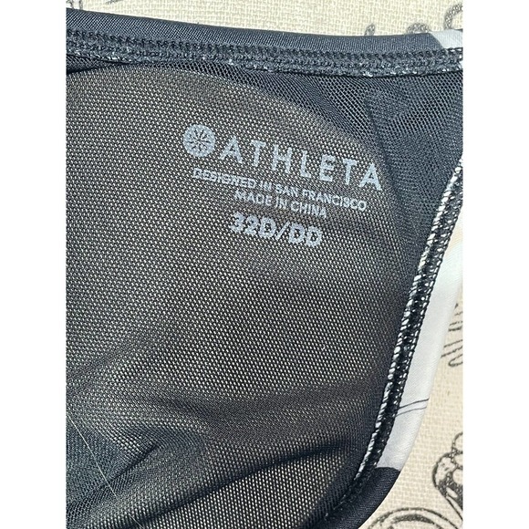 Athleta Swimsuit Top Tankini Floral‎ Print Women's Size 32D/DD - Picture 5 of 5